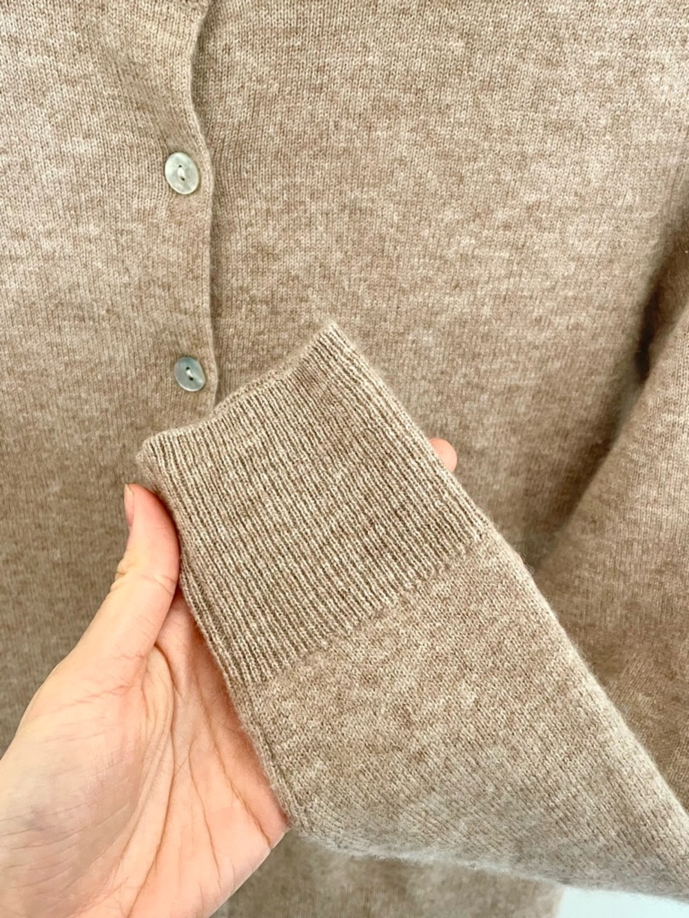 Quince Mongolian Cashmere Cardigan - Picture 8 of 11